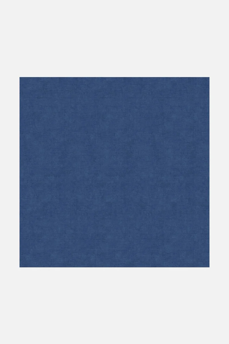 Jute-Haptik Mono Saphir Teppich