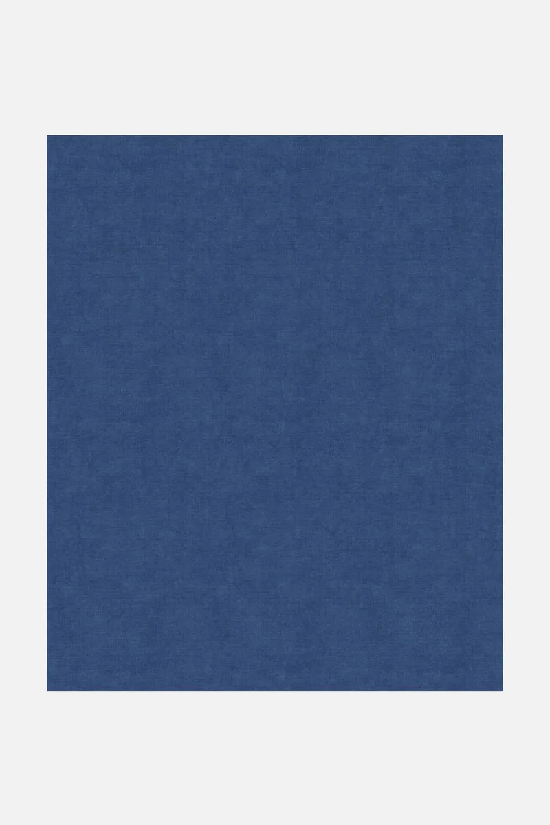 Jute-Haptik Mono Saphir Teppich