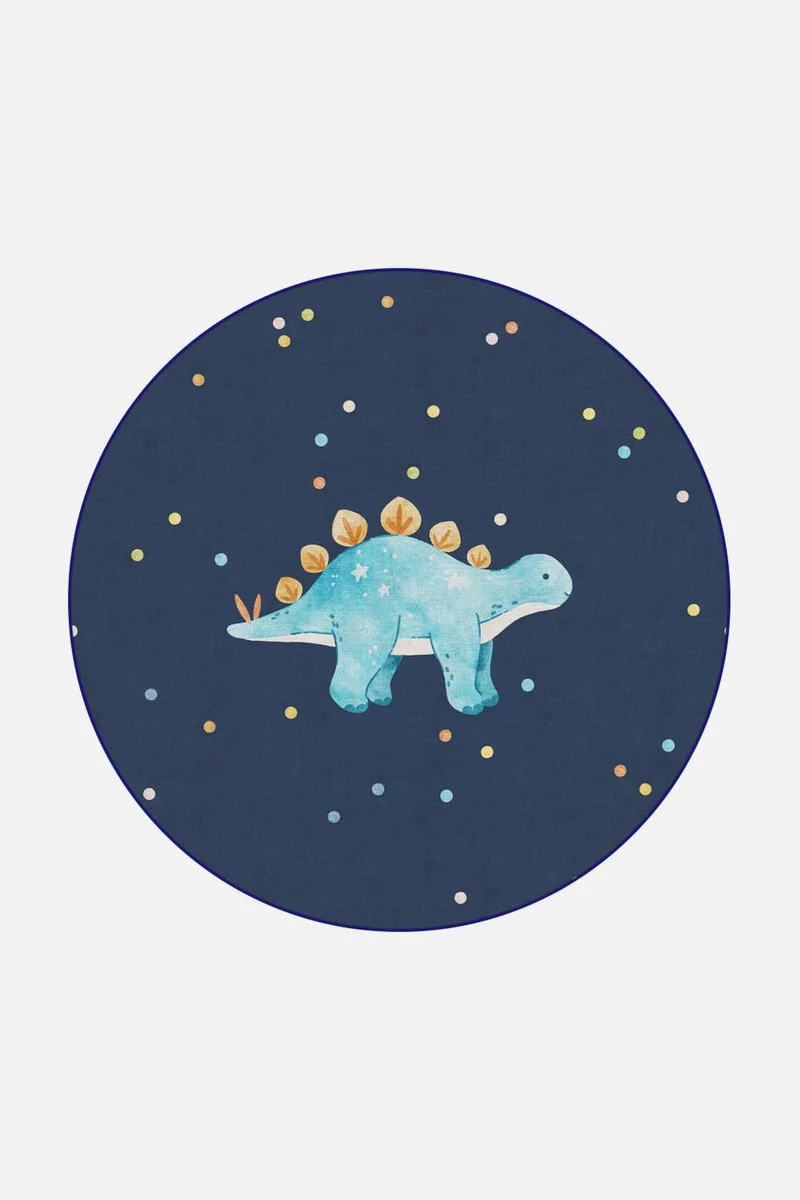 Konfetti Blau Teppich