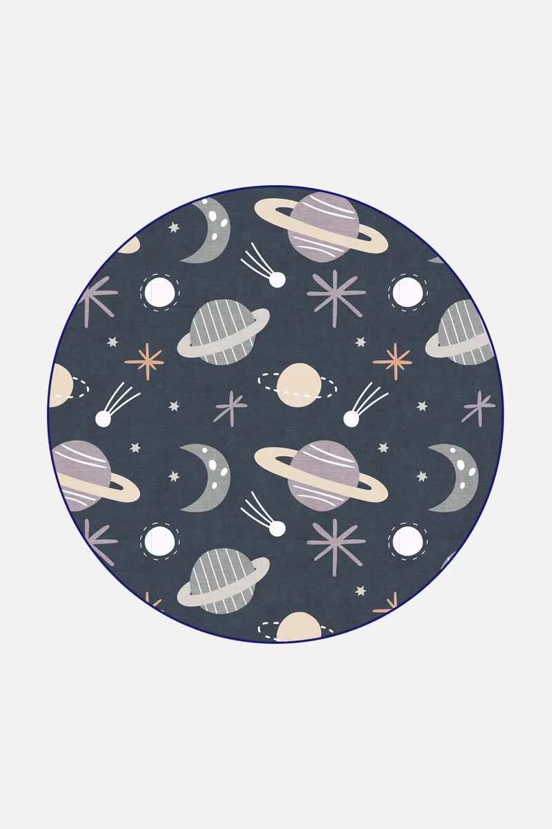 Weltraum Planeten Teppich