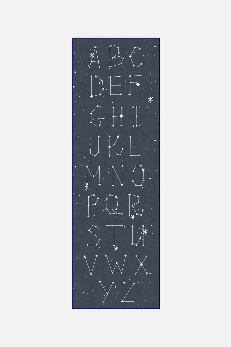 Stern Alphabet Teppich