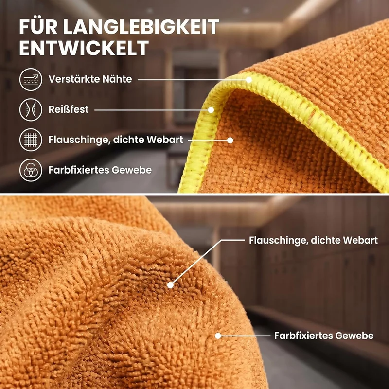 Premium Mikrofaser Reisehandtuch 80x40 cm - Schnelltrocknend & Leicht