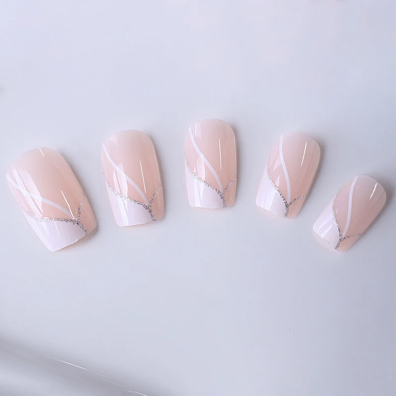 Premium French Tip Nagelverstärkungen Karnz