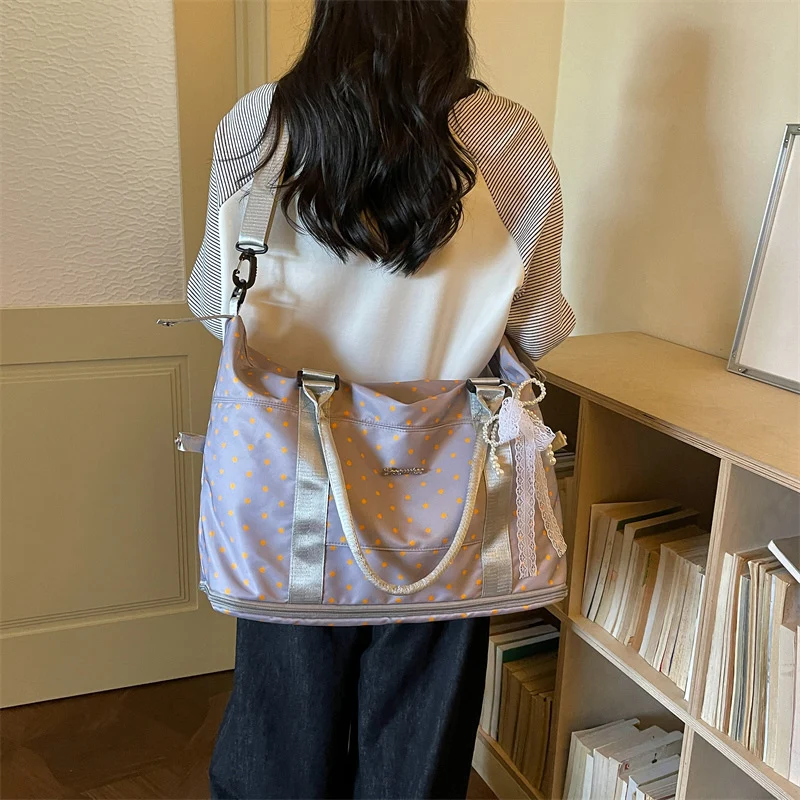 Stylish Polka Dot Weekend Duffel Bag Stornfield