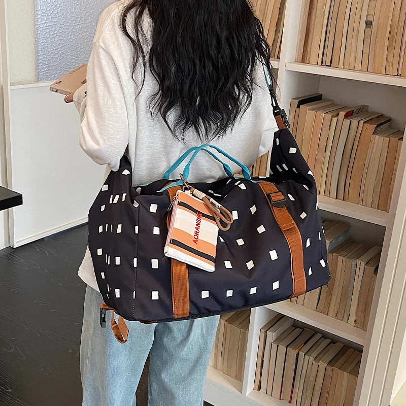 Stylish Polka Dot Travel Duffle Bag Stornfield