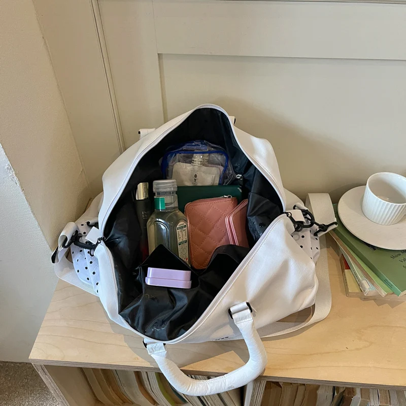 Stylish Polka Dot Travel Duffel Bag Stornfield