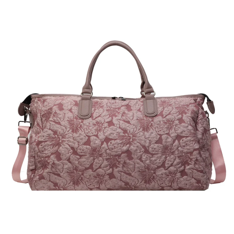 Stylish Floral Print Travel Duffel Bag Stornfield