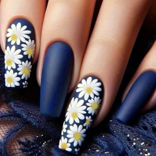 Premium Floral Nail Art Aufkleber Karnz