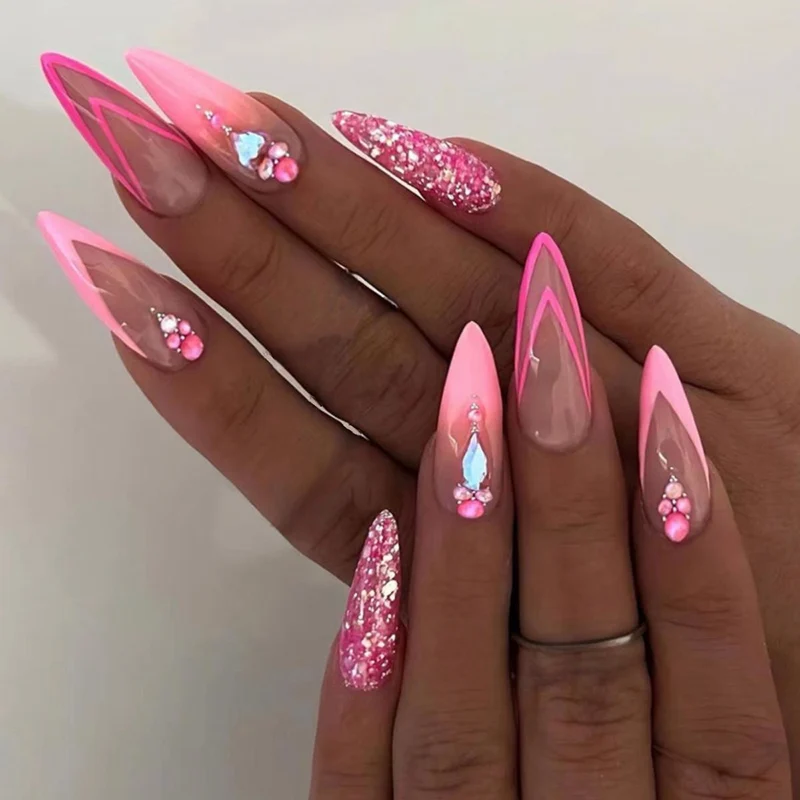 Premium Künstlerische Acryl-Nagelverstärkungen Karnz
