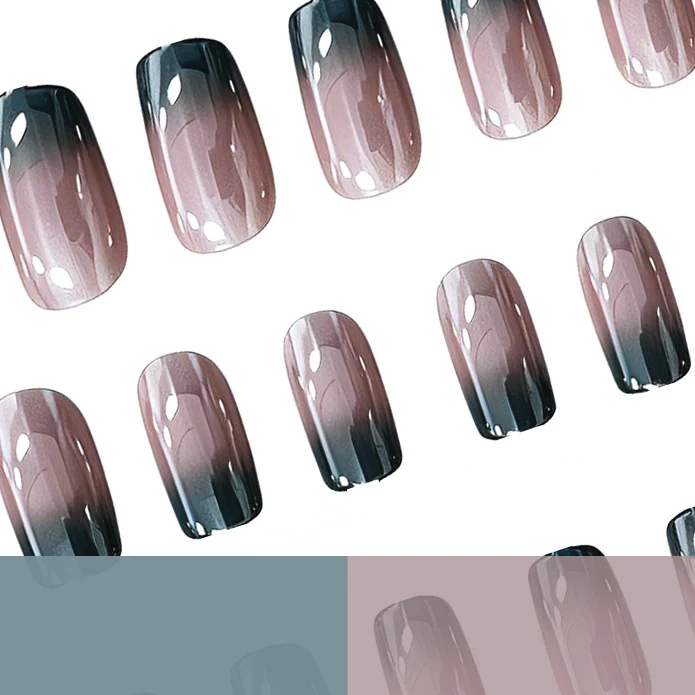 Glossy Ombre Nail Art Extensions Stornfield