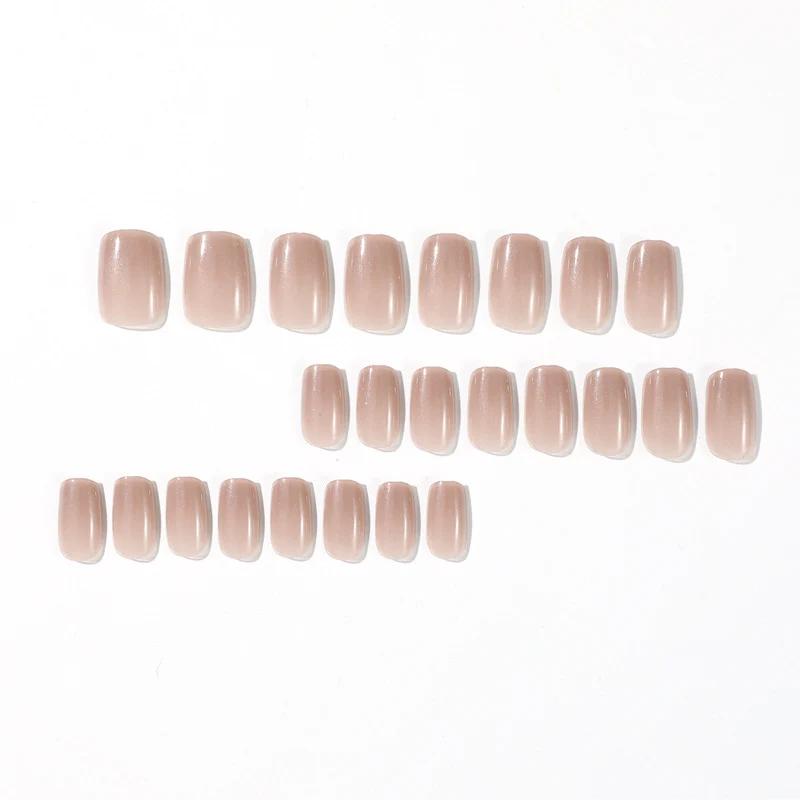 Glossy Nude Gel Nail Set Stornfield