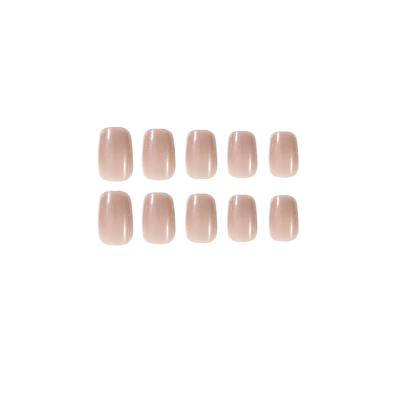 Glossy Nude Gel Nail Set Stornfield