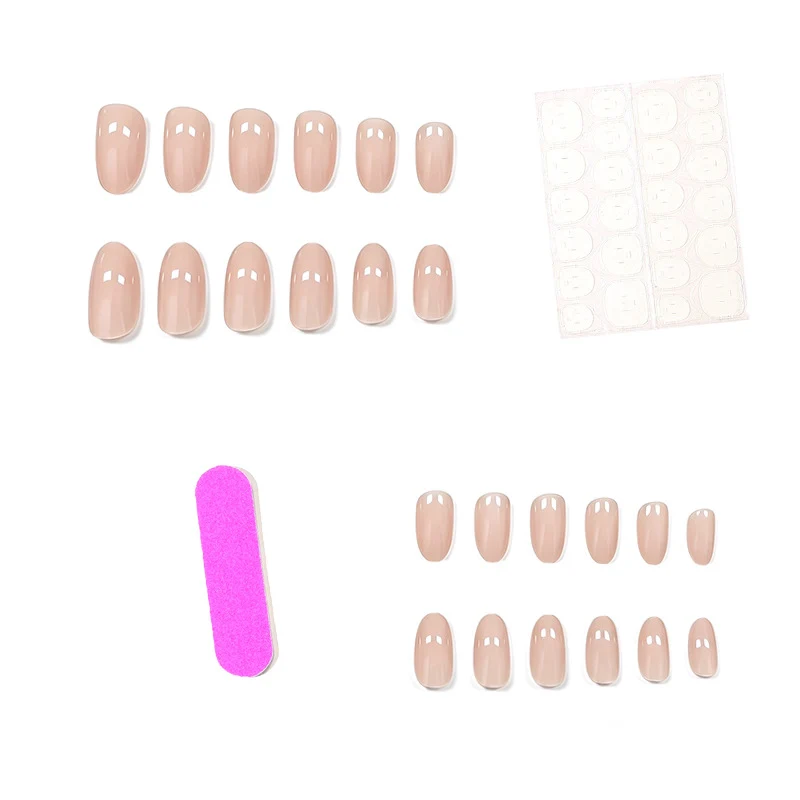 Glossy Natural Nail Enhancements Stornfield