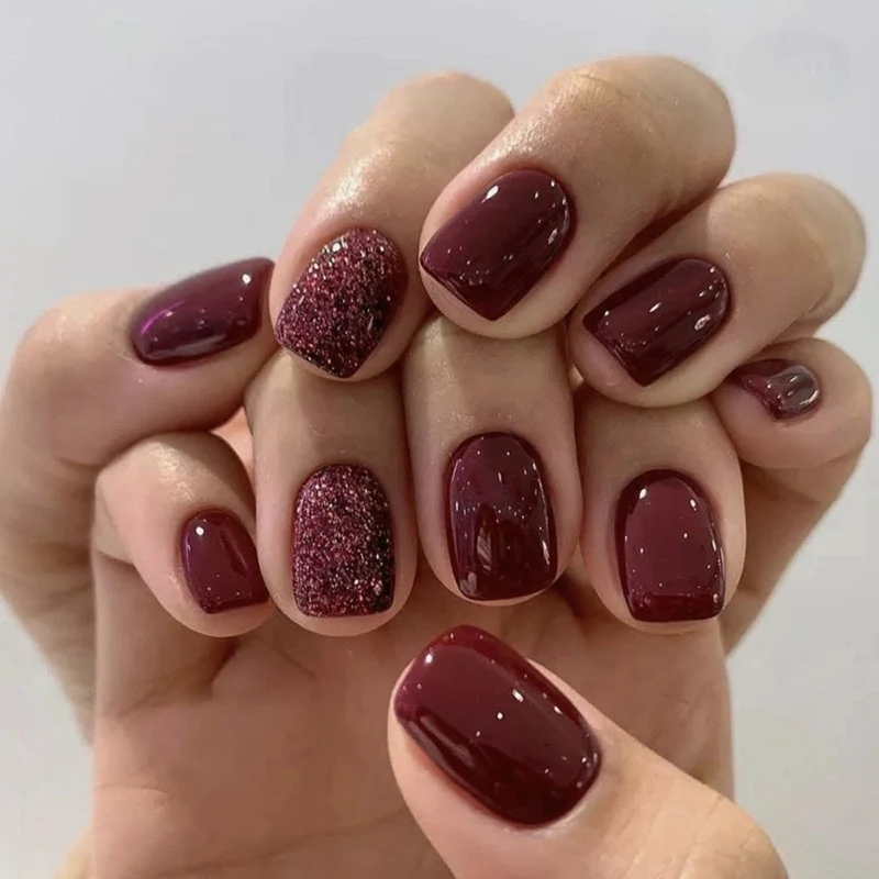Glossy Glittery Nail Art Enhancements Stornfield