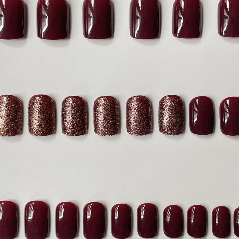 Glossy Glittery Nail Art Enhancements Stornfield