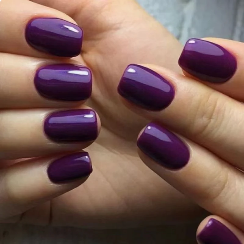 Glossy Gel Nail Art Extensions Stornfield