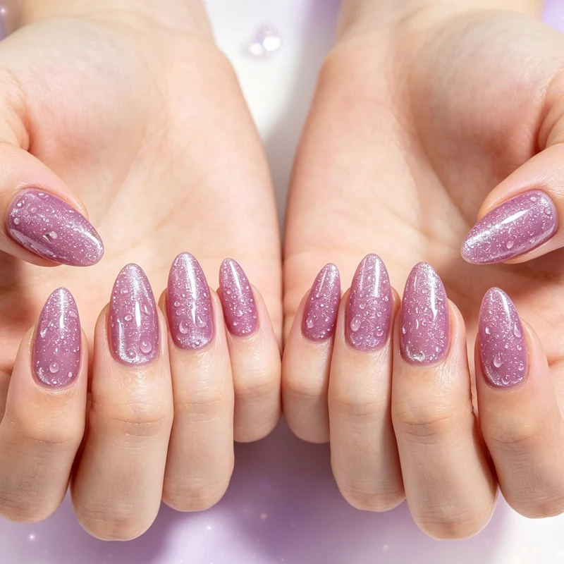 Glossy Gel Nail Art Stornfield