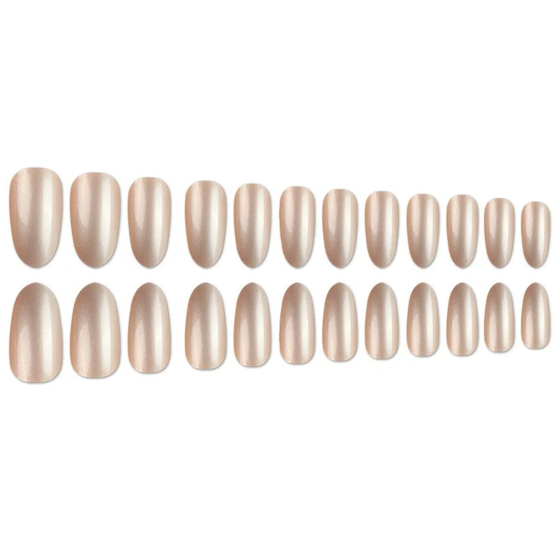 Glossy Almond-Shaped Nail Extensions Stornfield