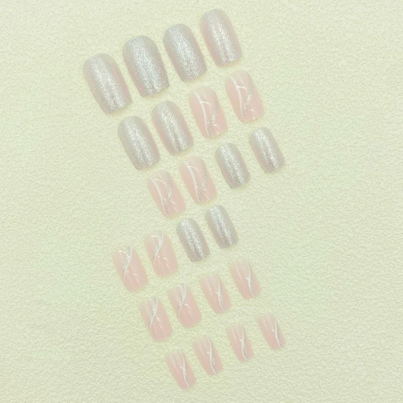 Glittery Stiletto Nail Extensions Stornfield