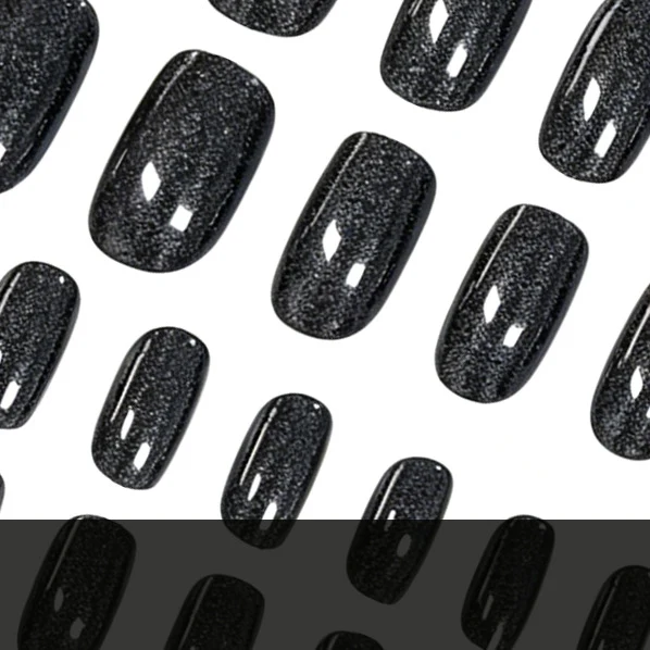 Glittery Starlight Acrylic Nail Enhancements Stornfield