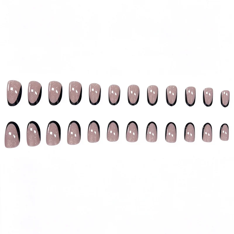 Glittery Ombre Stiletto Nail Extensions Stornfield