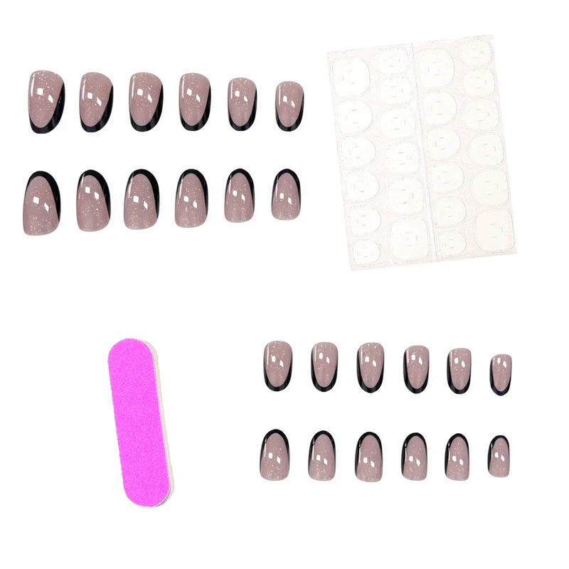 Glittery Ombre Stiletto Nail Extensions Stornfield