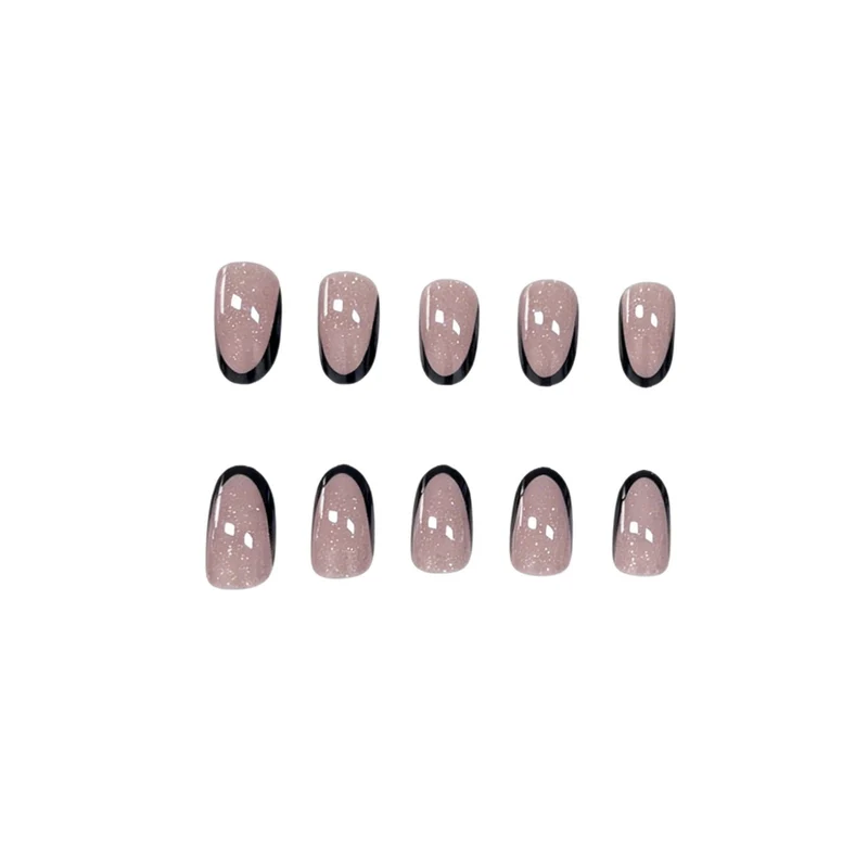 Glittery Ombre Stiletto Nail Extensions Stornfield