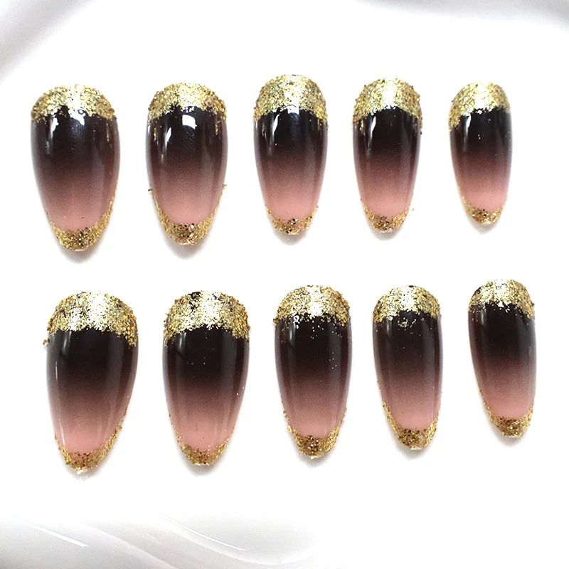 Glittery Ombre Nail Enhancements Stornfield