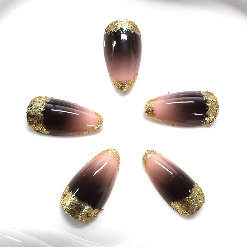 Glittery Ombre Nail Enhancements Stornfield