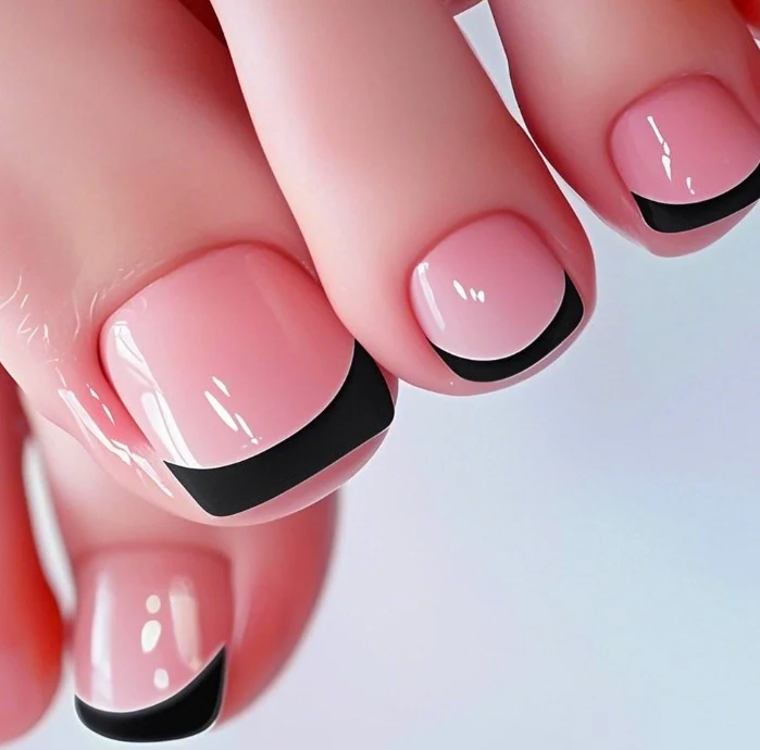 French Tip Nagelkunst Set Karnz