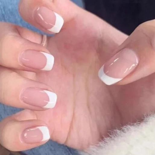 Französische Tipp Acryl-Nagelverlängerungen Karnz