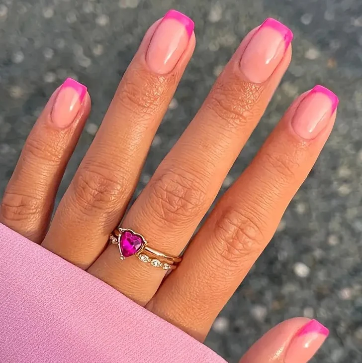 Französische Tipp Acryl-Nagelverlängerungen Karnz