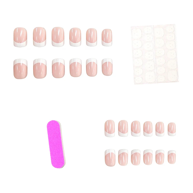 French Tip Acryl Nagelkunst Verbesserungen Karnz