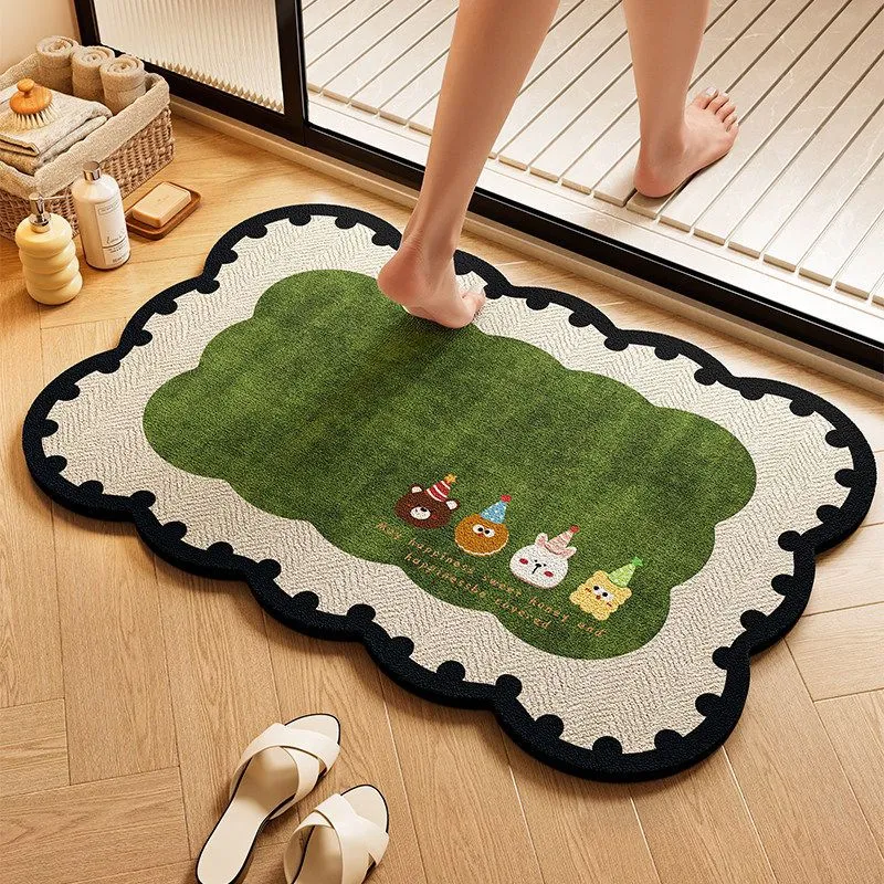 Dekorative Wolkenförmige Teppich