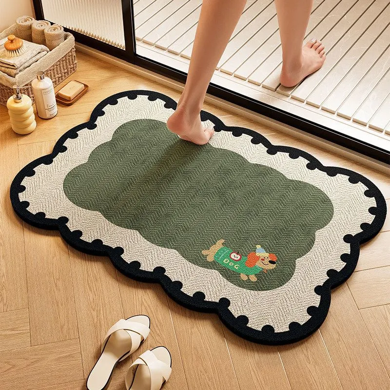 Dekorative Wolkenförmige Teppich