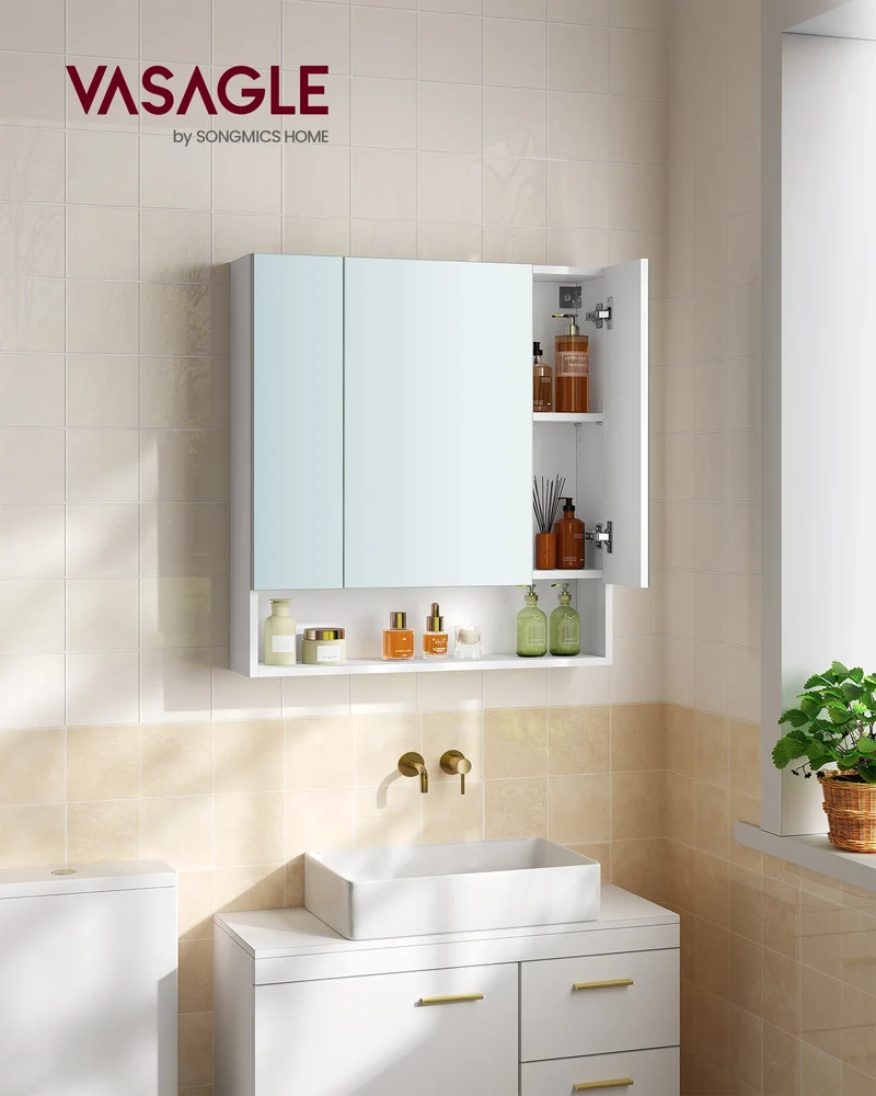 Badezimmerschrank, verstellbar