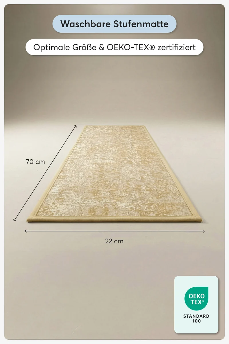 Mara Beige Stufenmatte