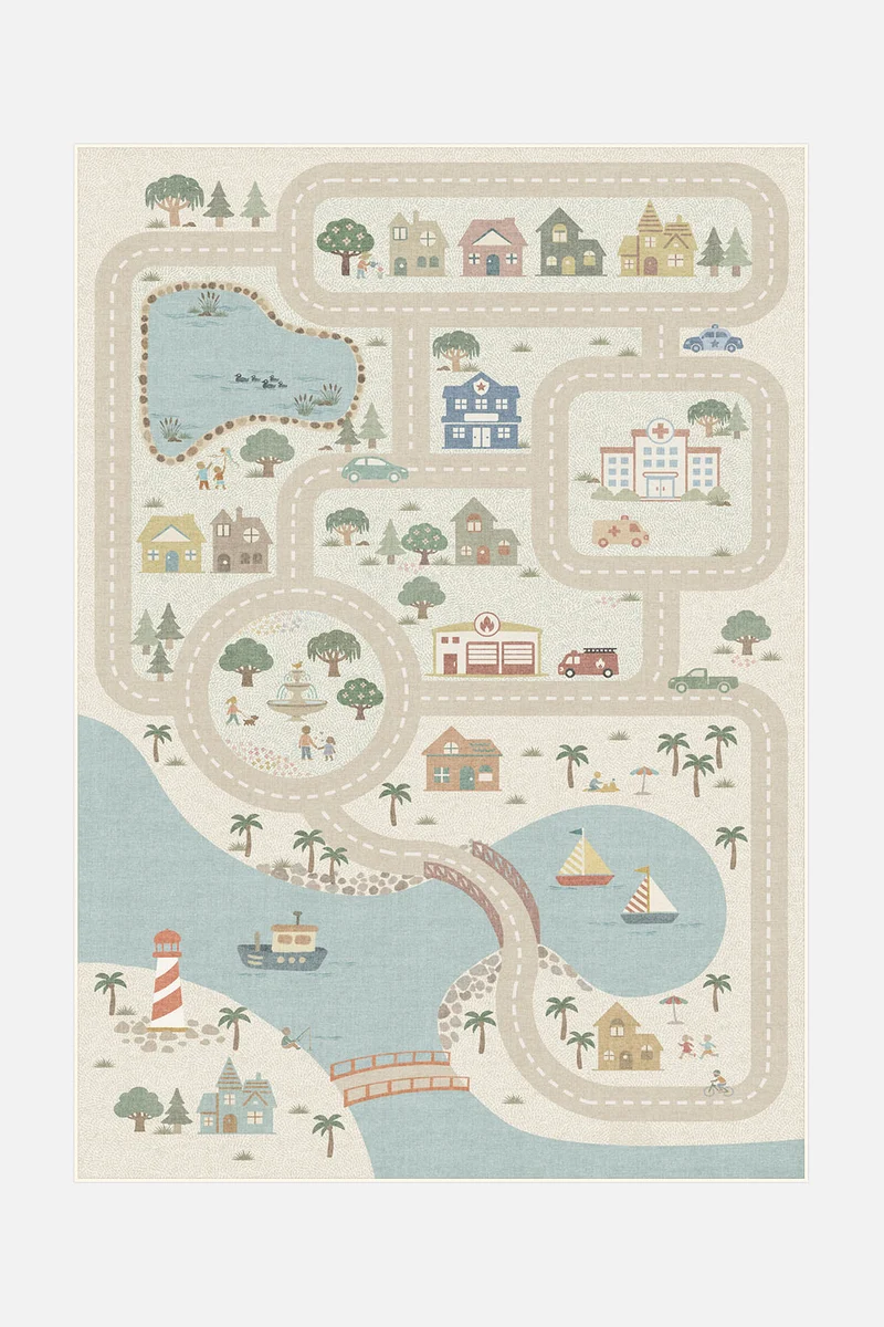 Spielteppich Küste Sand