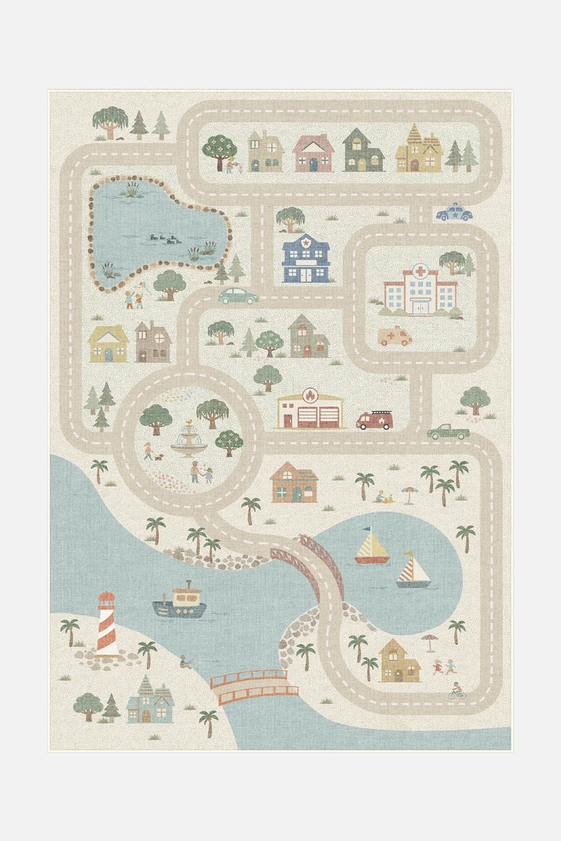 Spielteppich Küste Sand