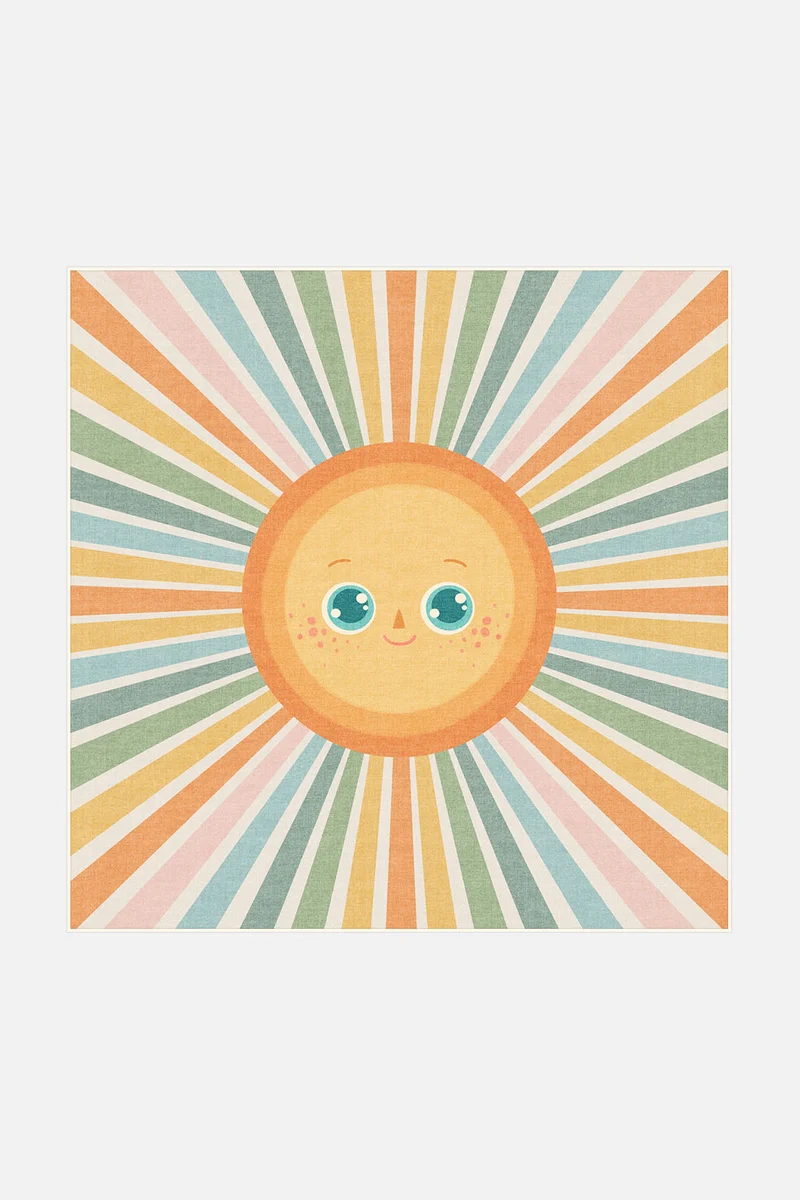 Sonne Bunt Teppich