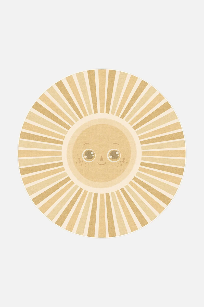 Sonne Gelb Teppich