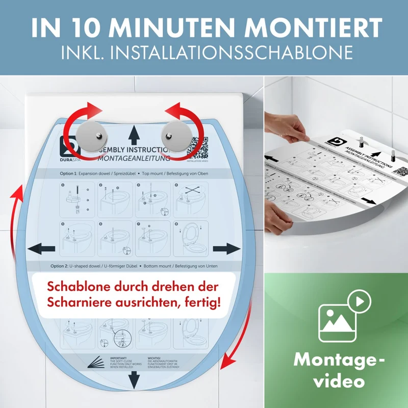 DomuSPA TOILETTENDECKEL Brimnes mit Absenkautomatik