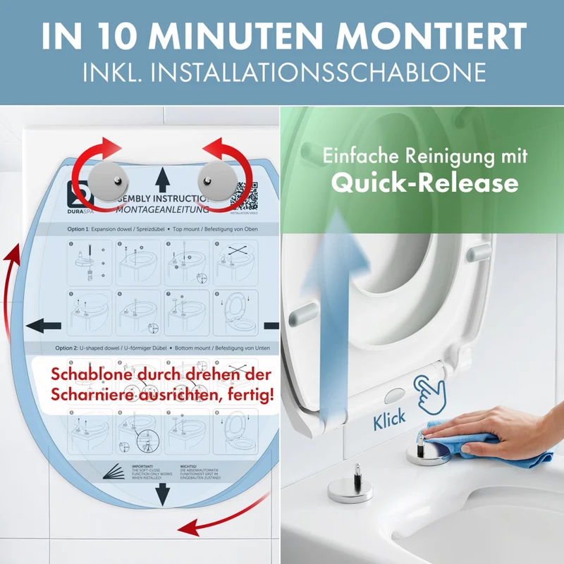 DomuSPA TOILETTENDECKEL Brimnes mit Absenkautomatik