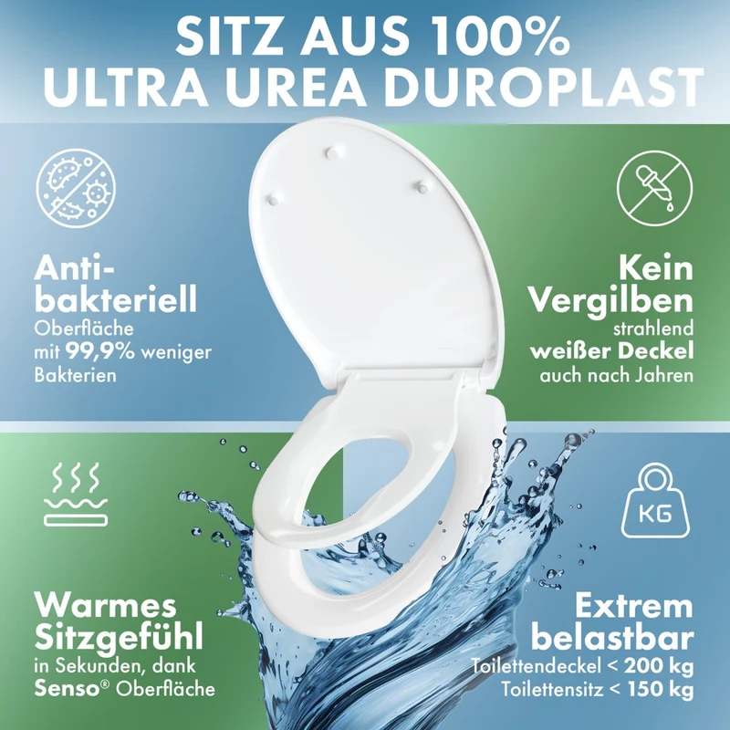 DomuSPA TOILETTENDECKEL Brimnes mit Absenkautomatik
