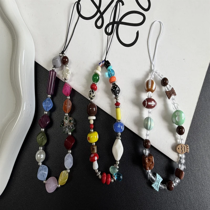 Bunte Perlen-Charm-Halskette Karnz 1790135885