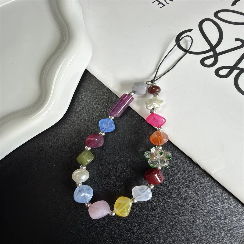 Bunte Perlen-Charm-Halskette Karnz 1790135885