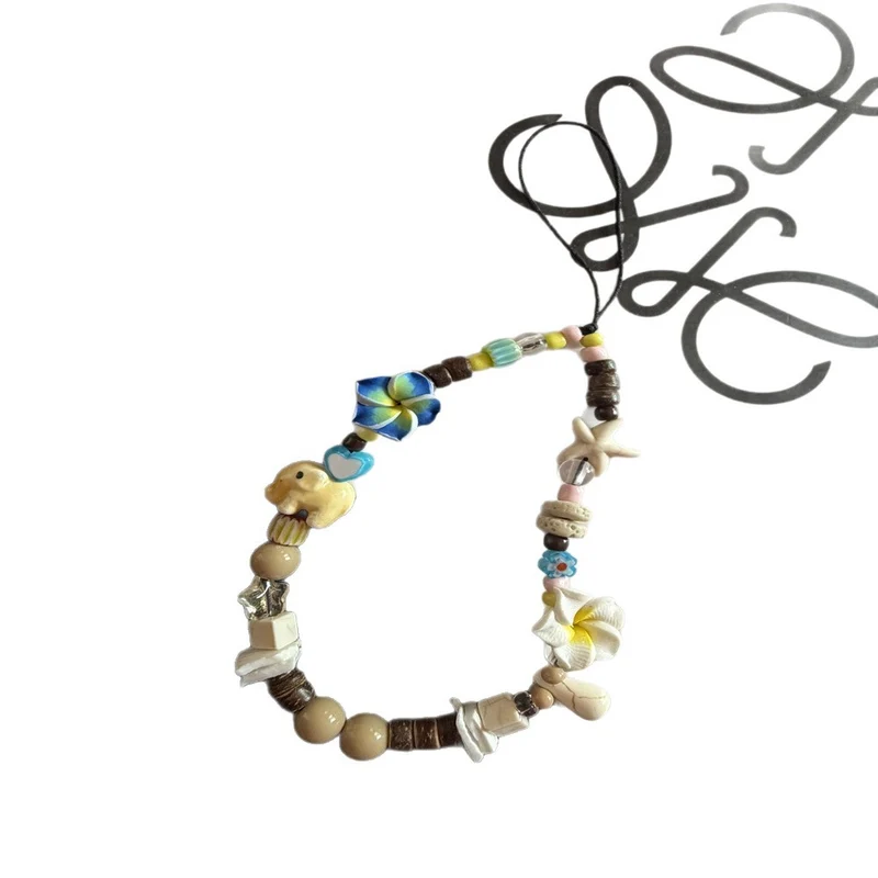 Farbenfrohe Perlencharms Halskette Karnz 1790135794