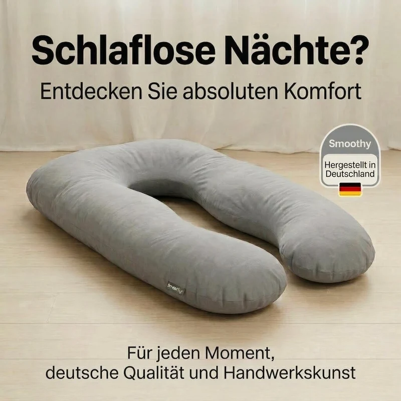 U-Form Schwangerschaftskissen & Seitenschläferkissen Stillkissen