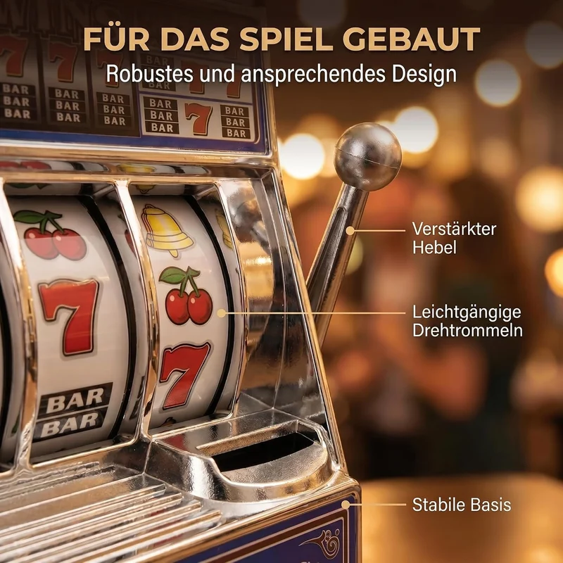 Einarmiger Bandit Slot Machine - Retro Spielautomat & Spardose