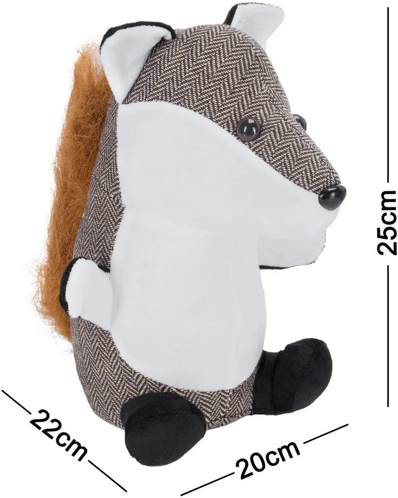 Türstopper Fuchs - Schwerer Tier-Türpuffer aus Stoff (1,3 kg)